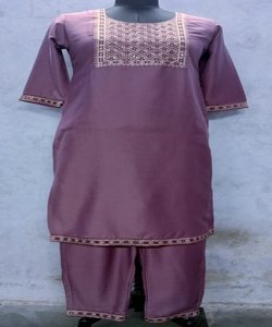 Vêtements islamiques, costume Sharara en velours cousu pour femmes musulmanes, boutique de mode pakistanaise, robe trois pièces pour l'Aïd, tenue de soirée - Product Image 5