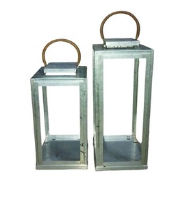 Top Quality <b>Iron</b> Hanging Lantern Set of 2 Pcs With Polish Finished For Home Decor Metal Hanging Lanterns - Product Image 4