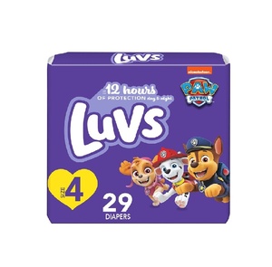 Couches pour bébé Luvs durables, toutes tailles, absorption supérieure, ajustement flexible pour tous les âges et tailles de bébé - Product Image 4