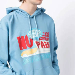 Pakistan Made Silk Printing <b>Hoodies</b> For Men <b>Trendy</b> Color Contrast Custom Streetwear Silk Print <b>Hoodies</b> Wholesale - Product Image 3