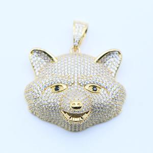 Best Seller VVS Moissanite Iced Out Hip Hop <b>Fox</b> Pendant With Gold Plated 925 Silver High End Bling <b>Jewelry</b> At Low Price - Product Image 5