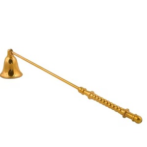 Alta demanda de calidad superior Navidad ganado Snuffer latón con estrella y cabeza de animal mango de metal en forma OEM personalizable - Product Image 4