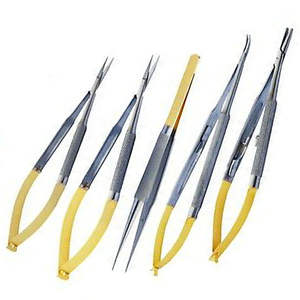 Juego de Instrumentos Microquirúrgicos Castroviejo, Reutilizables, Manuales, de Acero Inoxidable, Certificación CE MOL, Kit Quirúrgico Oftalmológico - Product Image 5