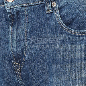Venta al por mayor de pantalones vaqueros de cintura media para hombre 100% algodón por encargo al último diseño de calle bajo MOQ para la venta - Product Image 6