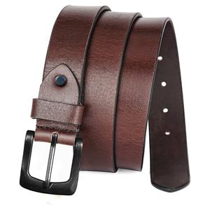Ceintures Formelles en Cuir Véritable pour Hommes, Taille Moyenne, Légères et Durables, avec Boucle Tête de Mort – Meilleures Ventes à Prix Abordable - Product Image 3