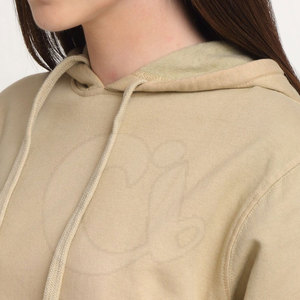 เสื้อมีฮู้ดแขนยาวสำหรับผู้หญิงเสื้อมีฮู้ดสีตัดกันสำหรับงานหนักแห้งเร็ว - Product Image 5