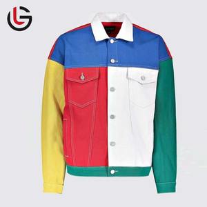 Nuevo estilo, Chaquetas vaqueras informales de moda transpirable, servicio OEM ODM, ropa de mujer, chaqueta vaquera teñida lisa - Product Image 1