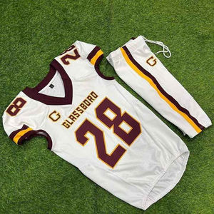 Uniforme de fútbol americano de manga corta para hombre de alta calidad, patrón de bandera único, equipo personalizable, conjunto de mejor Material transpirable - Product Image 1