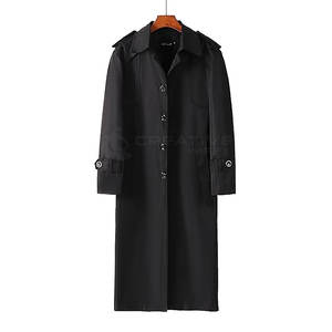 OEM Men's Long Woolen Trench <b>Coat</b> with Sheep Fur Breathable and Quick <b>Dry</b> for Outdoor Wear Available in Wholesale - Product Image 6