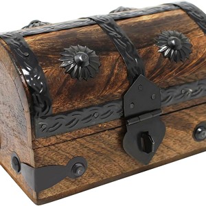Caja de Madera Ecológica Personalizada con Espejo para Joyas, Decoración del Hogar y Regalos - Product Image 3