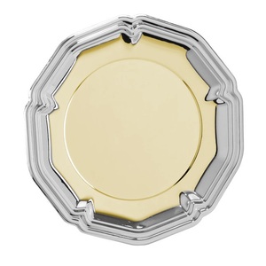 Plato de Servir de Alta Calidad para Pasta y Postres con Acabado en Níquel y Borde Impreso para Uso Doméstico y de Catering a Bajo Precio - Product Image 6