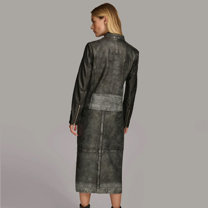 เสื้อแจ็คเก็ตหนังผู้ชายสไตล์ไบค์เกอร์แบบซิป คุณภาพสูง ผลิตจากหนัง PU แฟชั่นสำหรับขี่มอเตอร์ไซค์ รับผลิตแบบ OEM ODM แบรนด์ส่วนตัว โรงงานผู้ผลิต - Product Image 5