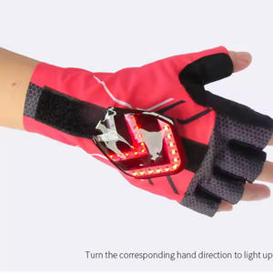 Gants de vélo pour hommes à doigts courts en polyester et coton avec rembourrage en gel, design personnalisé, pour cyclisme sur route en extérieur, en cuir Salva, service OEM personnalisé - Product Image 6