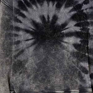 2025 negro gota hombro impreso completo algodón mezclado Sudadera con capucha bordado logotipo personalizado lavado ácido Vintage Sudadera con capucha para Unisex - Product Image 3