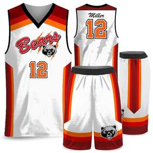 Conjunto Deportivo de Baloncesto de la Mejor Calidad, Nuevo Diseño, Directo de Fábrica, Logotipo Impreso, Tallas XS a Plus, Uniforme Transpirable 100% Poliéster - Product Image 4
