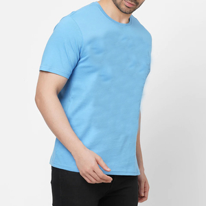 T-shirts pour hommes de qualité supérieure, 100% coton, manches courtes, col rond, décontractés, séchage rapide, anti-rides, tendance, fabrication directe en usine - Product Image 3