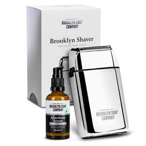 Kit de Afeitadora Eléctrica Recargable por USB para Hombre, con Doble Cuchilla, Pantalla LED, Afeitado en Seco, Kit de Cuidado Personal, Afeitadora Rotatoria para Cara y Cuerpo - Product Image 1