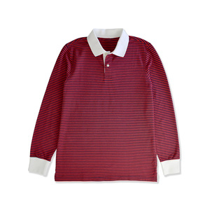 Camisa Polo Clásica Contemporánea de Manga Larga con Bloques de Color para Hombre, Ofrece un Estilo Versátil y Moderno - Product Image 1