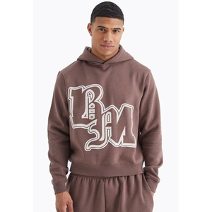 Venta al por mayor de ropa de calle de gran tamaño holgado chándal para hombres conjunto de dos piezas personalizado Sudadera con capucha y Joggers Loose Fit proveedor de moda - Product Image 3