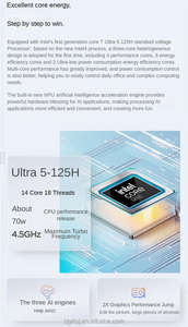 L e n o v o Think Book 16 + Ordinateur portable professionnel UItra9-185H 32 Go 1 To 16 pouces IPS 2.5K Ge Force RTX4060 UItra5-125Hc en option - Product Image 4