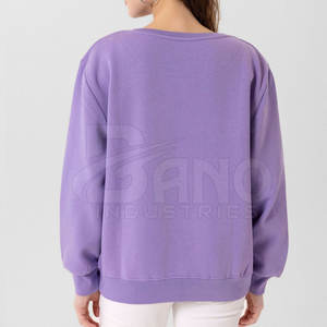 Sudadera de Mujer con Forro de Invierno y Estampado Frontal con Logotipo Personalizado, Alta Calidad, 100% Algodón Canvas - Product Image 3