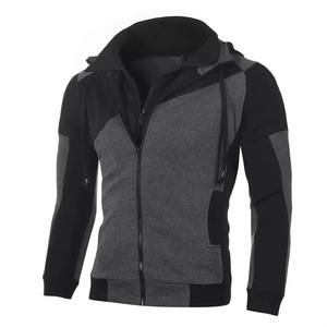 Vente en gros Sweatshirts à capuche cagoule en coton pour homme Double capuche surdimensionnée avec fermeture éclair Épaule tombante personnalisable pour l'hiver - Product Image 3