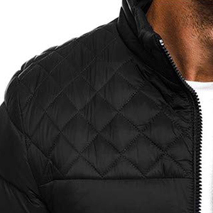 Cómoda y de moda nueva moda de talla grande invierno Puffer Stand Collar chaqueta hombres abrigo cálido hombre chaquetas de invierno - Product Image 5