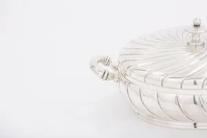 Cazuela de Acero Inoxidable Resistente para Servir |   Apto para uso alimentario y fácil de limpiar - Product Image 3