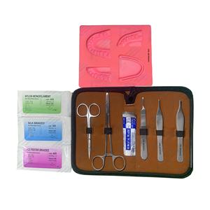Kit de pratique de suture pour la formation à la suture Instrument médical Kit de dissection de base pour étudiants en médecine Kit de pratique de suture dentaire pour étudiants - Product Image 1