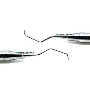 Curettes Gracey en acier inoxydable de qualité supérieure 5/6 parodontale dentaire à double extrémité poignée creuse ensemble d'instruments de Source d'alimentation manuelle - Product Image 4