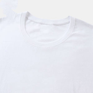 Vente en gros de t-shirts en bambou de haute qualité pour hommes 50% polyester à ion de zinc 50% charbon de bambou t-shirts unis biologiques et écologiques - Product Image 3