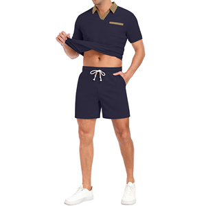 2025 camiseta informal transpirable de calle alta para hombre, ropa de verano para hombre, conjuntos de pantalones cortos, camisetas de manga corta, traje de gimnasio, conjuntos de gran tamaño para hombre - Product Image 3