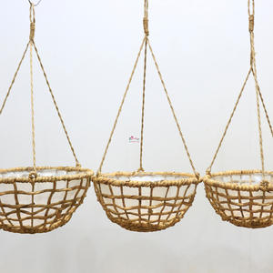 Artex Dong Thap Vietnam hecho a mano redondo colgante macetas de jacinto de agua fabricante - Product Image 1