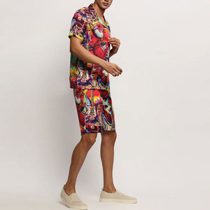 <b>Men's</b> Summer Breathable <b>Thermal</b> Embroidered Plus Size Thin Quick Drying Sportswear Set Short Sleeve <b>Top</b> and Sport Shorts - Product Image 6