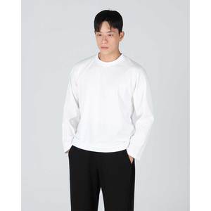 Camisetas para hombre, ropa deportiva de bajo precio, para uso diario de manga larga Camiseta negra, Camiseta básica de algodón en blanco para atuendo diario - Product Image 5