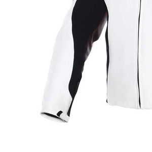 Veste de moto d'été de haute qualité pour hommes en cuir de vache col montant détachable imperméable et respirant Protections grande taille - Product Image 6