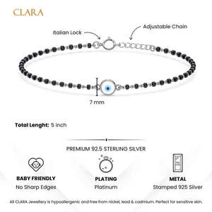Pulsera de Plata Pura 925 para Bebés, Elegante y Duradera, Joyería Infantil - Product Image 4