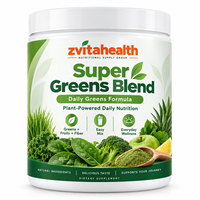Poudre de Super Aliments Verts en Marque Blanche OEM Spiruline Chlorelle pour la Détoxification et le Soutien Digestif – Usage Adulte, Sans Gluten, Riche en Protéines