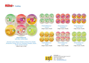 Aiiing Bol à pouding fruité avec Nata De Coco 410g X 12 bols PassionFruit Flavour Fruit Pudding extra Halal Made in Malaysia - Product Image 4