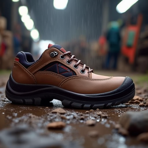 Zapato de Seguridad Nepal Marrón en Cuero Talla 45 W.11 S3 EN20345 Marca REMISBER - Product Image 3
