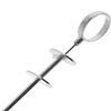 Lancette à tétines 12 cm en acier inoxydable réutilisable et durable, extracteur de tumeurs à double lame pour usage vétérinaire, qualité supérieure
