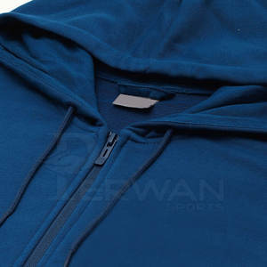 Vêtements de rue de qualité supérieure sur la taille en gros à capuche vêtements de mode homme sweats à capuche à fermeture éclair vierges - Product Image 4