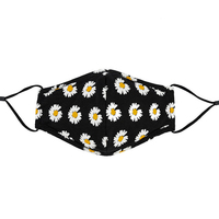 Özel pamuk FaceMask filtre cep logosu baskılı kullanımlık lüks kumaş bez tasarımcı nefes BlackMask moda