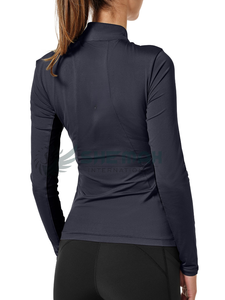 Camisa ligera para montar a caballo para mujer, ropa de montar elástica duradera, ropa ecuestre cómoda y transpirable para uso informal - Product Image 3