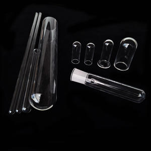 หลอดทดลองแก้วควอตซ์ก้นกลมใสทนความร้อนสูงแบบกำหนดเองสำหรับความต้องการในห้องปฏิบัติการ - Product Image 4