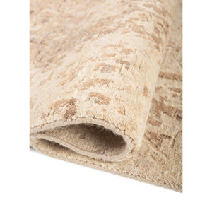 พรมขนสัตว์ถักมือสีเบจและสีน้ำตาลลายแบบนามธรรม ยี่ห้อ Uvenuti รุ่น AIWL-3082 สำหรับห้องนั่งเล่น ทางเข้าบ้าน และโถงทางเดิน เหมาะสำหรับวัยรุ่น - Product Image 2