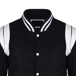 Veste décontractée confortable pour homme avec col montant et logo frontal, look sportif classique pour un usage quotidien urbain - Product Image 5