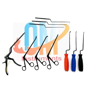 Conjunto de Instrumentos Básicos para Cirugía Ortopédica de Columna Lumbar Posterior Mínimamente Invasiva, Acero Inoxidable de Grado Médico, Reutilizables - Product Image 6