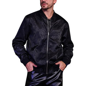 แจ็คเก็ตบอมเบอร์สำหรับผู้ชายแจ็คเก็ตบอมเบอร์แบบลำลองมีปกตั้งบริการ OEM & ODM - Product Image 1