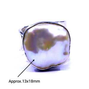 Anillo Turquesa de Plata de Ley 925 Chapado en Oro con Perla Clásica para Bodas o Fiestas - Product Image 2